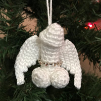 Crochet Penis Angel Ornament PDF Pattern