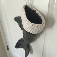 PDF Crochet Pattern Shark Stocking