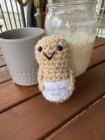 Foodie Motivation- Carpe Deez Nutz - peanut handheld stuffie
