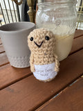 Foodie Motivation- Carpe Deez Nutz - peanut handheld stuffie
