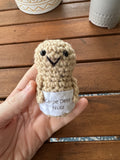 Foodie Motivation- Carpe Deez Nutz - peanut handheld stuffie