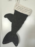 PDF Crochet Pattern Shark Stocking