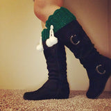 Limited edition crochet boot cuffs