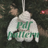 Crochet Penis Angel Ornament PDF Pattern