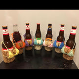 Crochet boob can cooler bikini sleeve