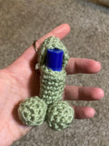 Crochet chaps”dick” holder keychain