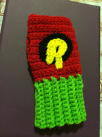 PDF CROCHET PATTERN: Superhero Fingerless Kids gloves