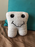 Toothfairy pillow with pocket.