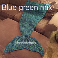 Extra Thick Mermaid Tail Child and Adult sizes