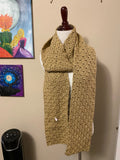 Tan corner to corner scarf