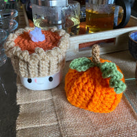 Marshmallow Mug Hat - Pumpkin Collection