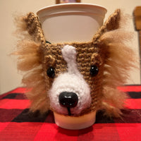 Papillon Dog Coffee Cup Sleeve