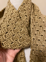 Tan corner to corner scarf